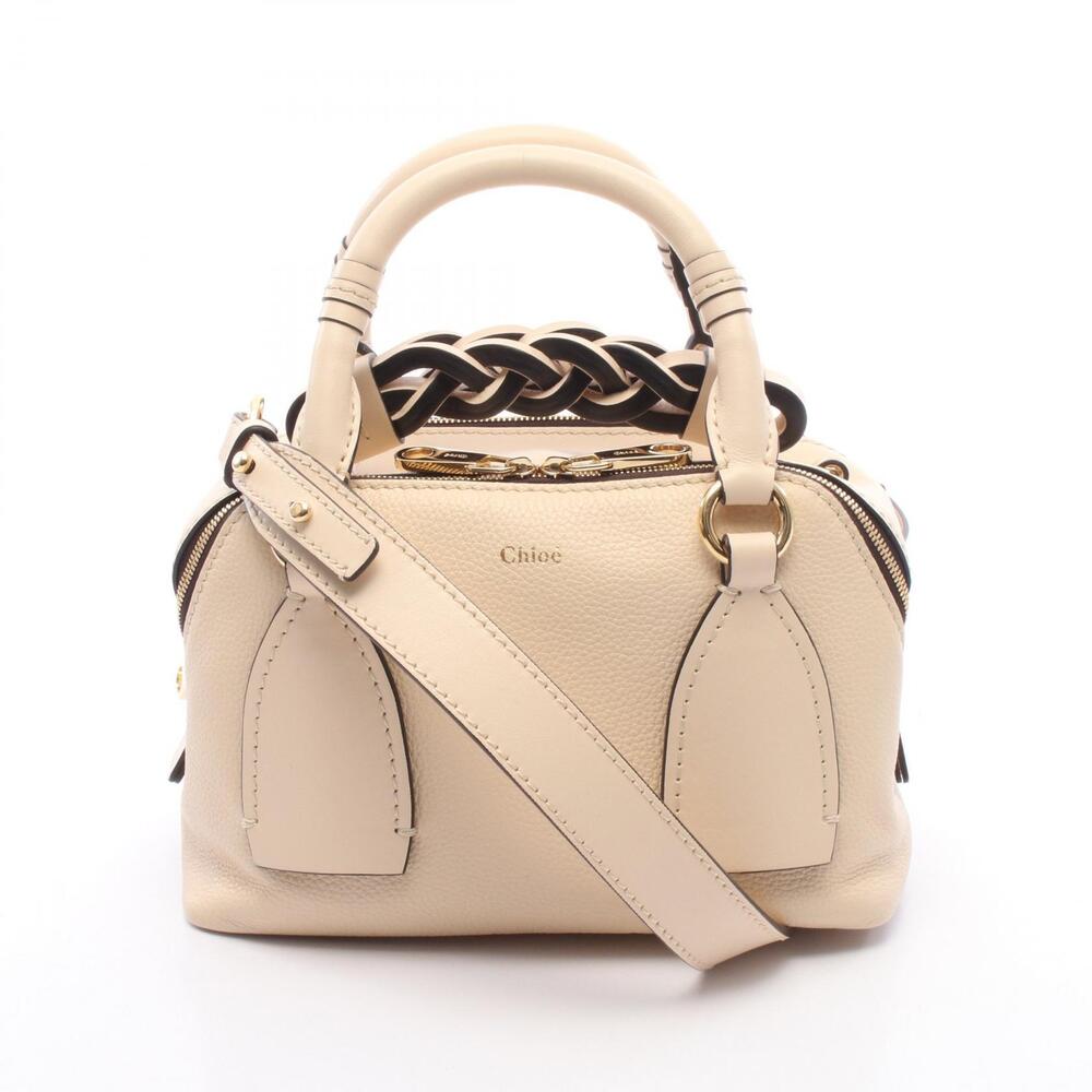 Chloe DARIA DAY BAG Shoulder Leather Beige Cream
